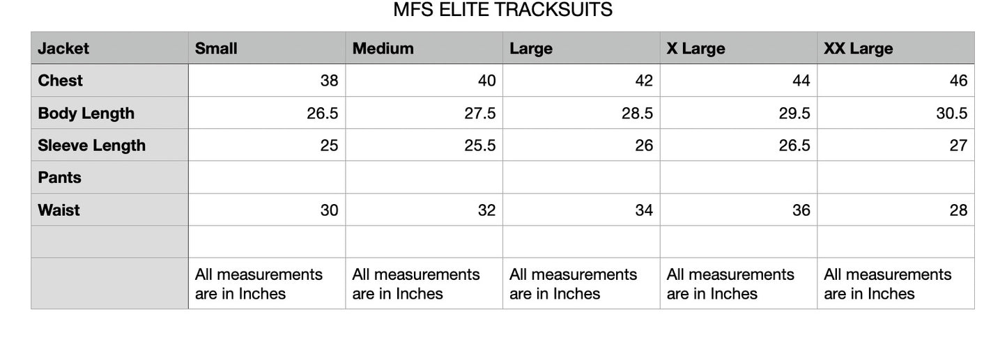 MFS Elite Tracksuit image 7