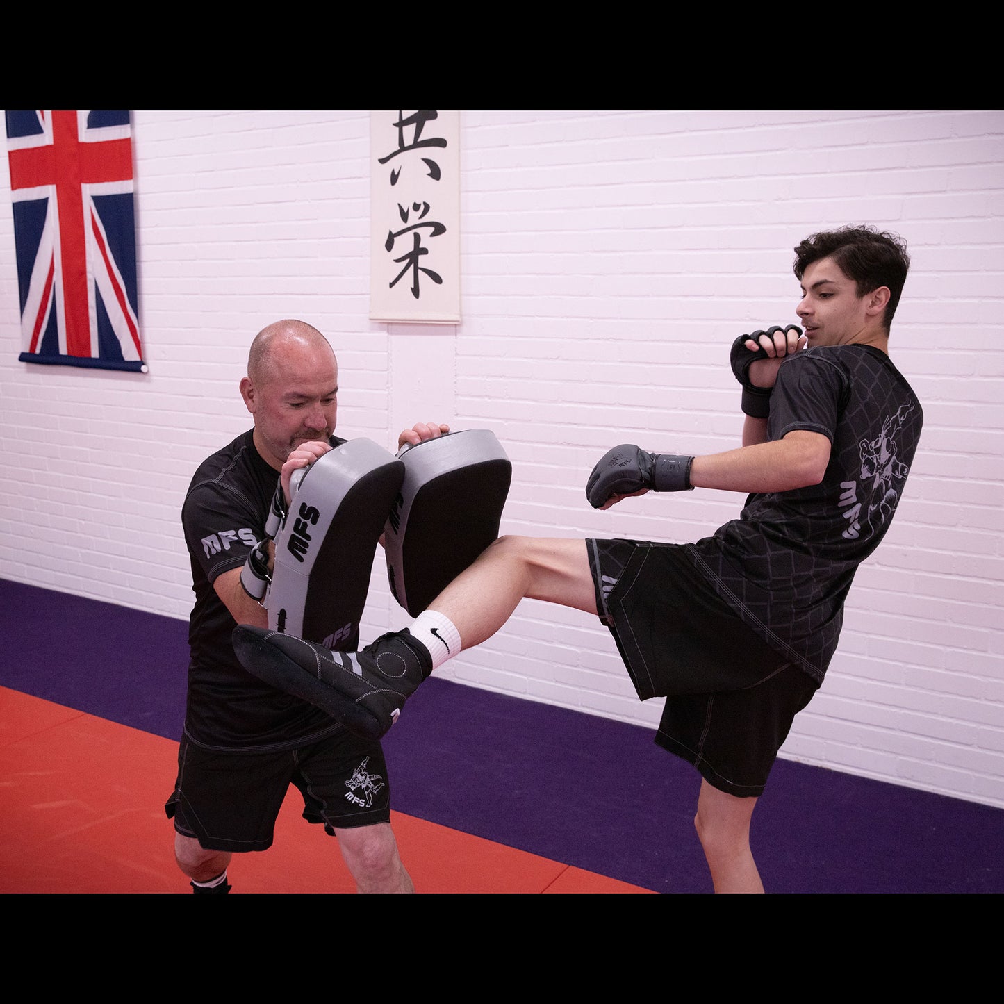 MFS Genuine Leather Thai Kick Pads image 5