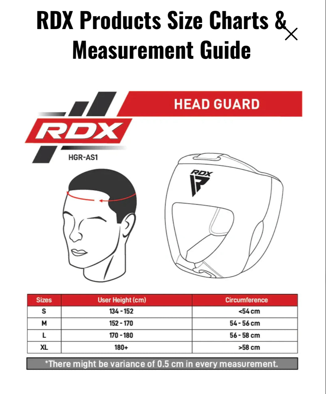 Head Guard RDX AS1